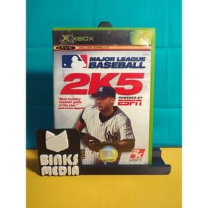 Major League Baseball 2K5 (Microsoft Xbox 2005) Complete w/ Manual CIB